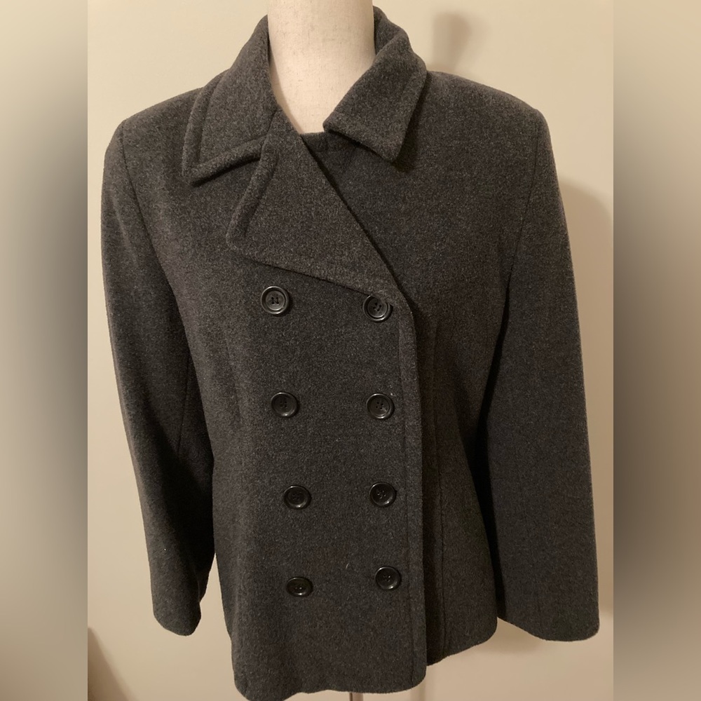 Jones Sport   Vintage Gray Pea Coat